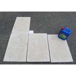 Travertin 20x40 premier choix LIGHT